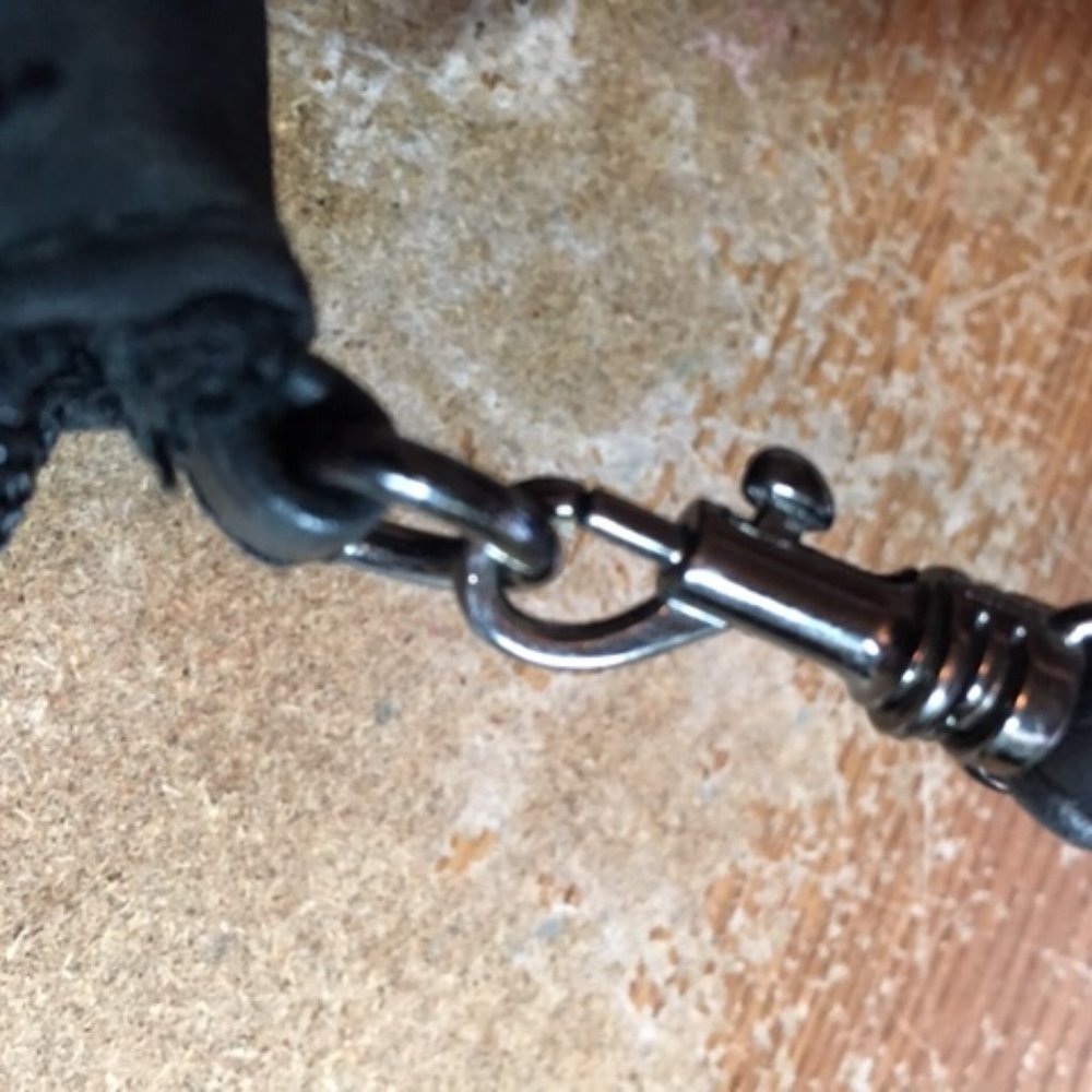 Naturalizer Black Geometrically Designed Crossbod… - image 8